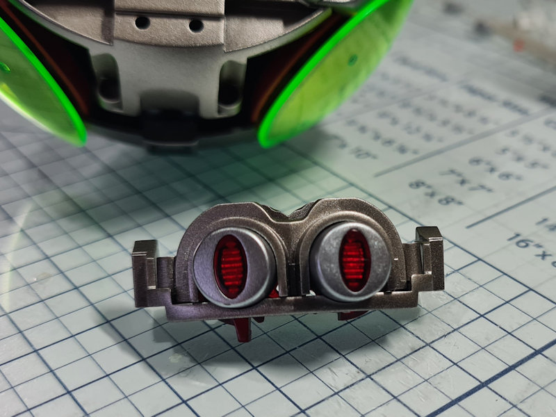Haro eyes fitted into holder